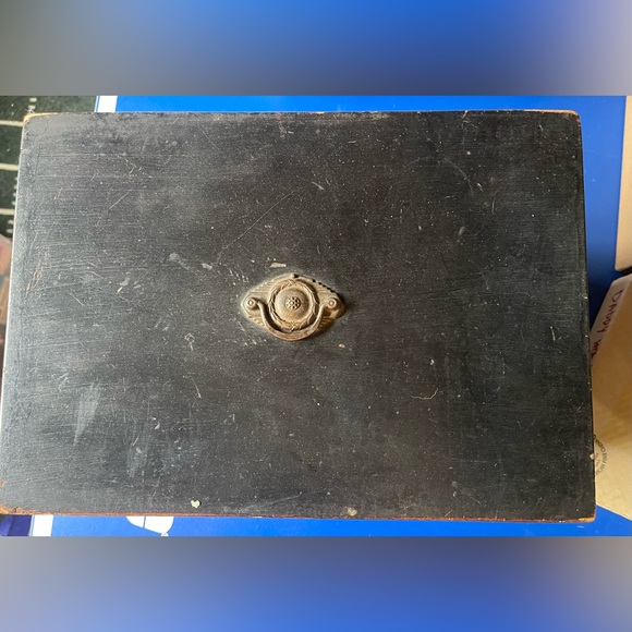 Japanese Antique Wooden Black Drawer Box Tansu Cabinet Storage Edo? Or Meiji ??! - Picture 5 of 16